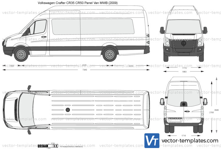 Volkswagen Crafter CR35 CR50 Panel Van LWB Maxi High