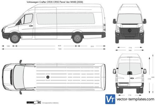 Volkswagen Crafter CR35 CR50 Panel Van LWB Maxi High