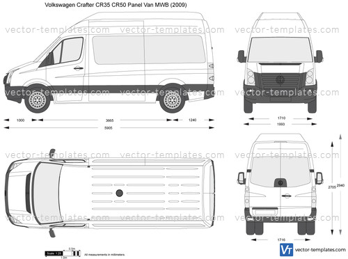 Volkswagen Crafter CR35 CR50 Panel Van MWB