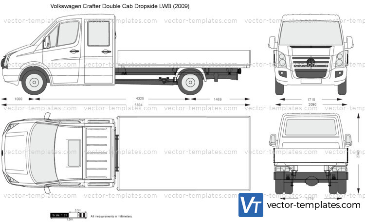 Volkswagen Crafter Double Cab Dropside LWB