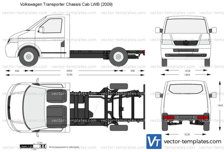 Volkswagen Transporter T5 Chassis Cab LWB