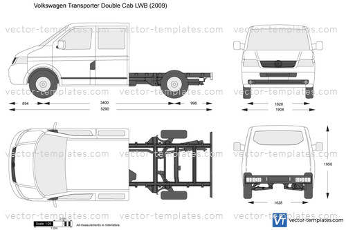 Volkswagen Transporter T5 Double Cab LWB