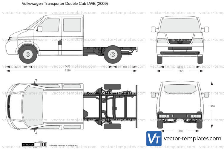 Volkswagen Transporter T5 Double Cab LWB