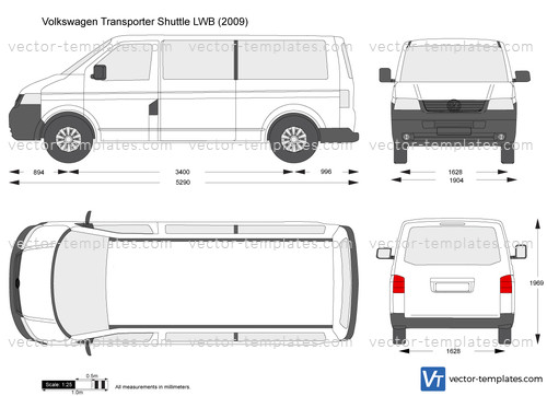 Volkswagen Transporter T5 Shuttle LWB
