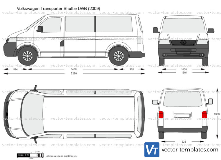 Volkswagen Transporter T5 Shuttle LWB