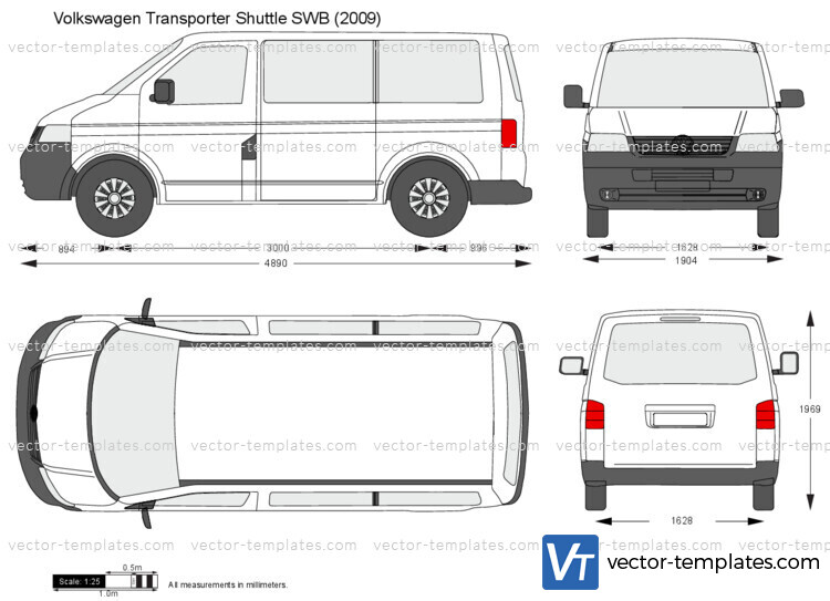 Volkswagen Transporter T5 Shuttle SWB