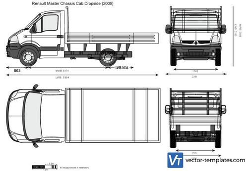 Renault Master Chassis Cab Dropside