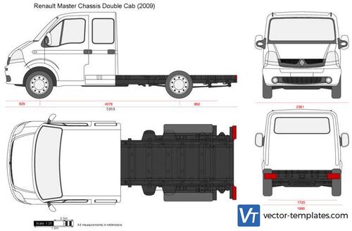 Renault Master Chassis Double Cab