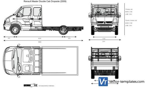 Renault Master Double Cab Dropside