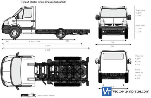 Renault Master Single Chassis Cab