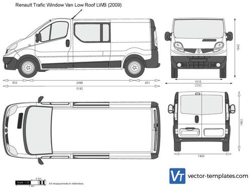 Renault Trafic Window Van Low Roof LWB