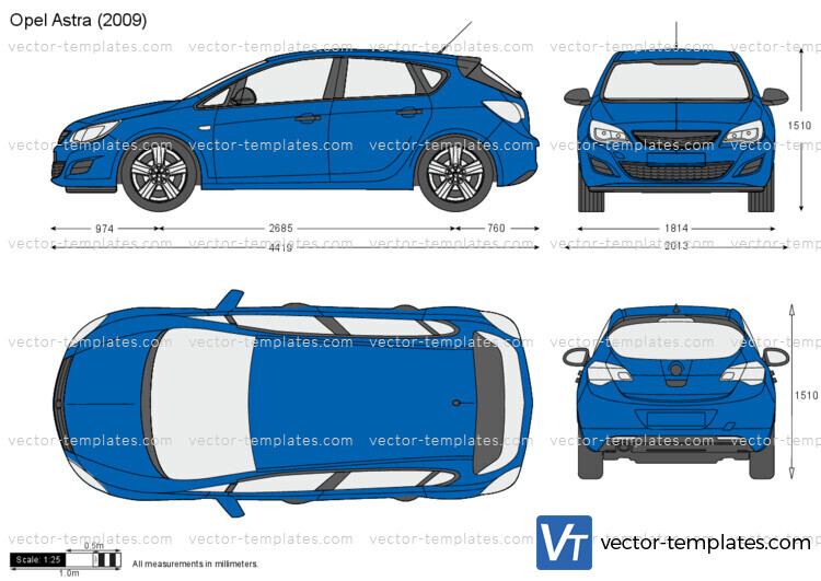 Templates - Cars - Opel - Opel Astra J