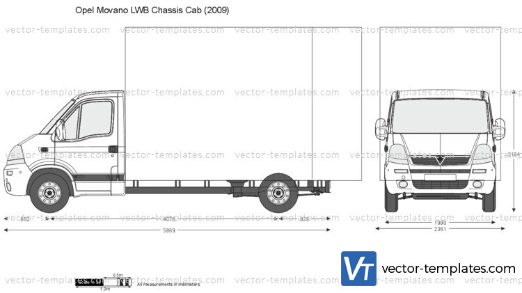 Opel Movano LWB Chassis Cab