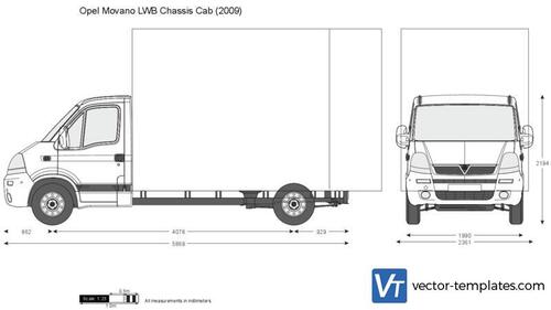 Opel Movano LWB Chassis Cab