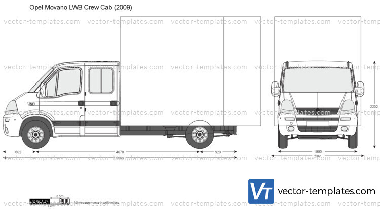 Opel Movano LWB Crew Cab