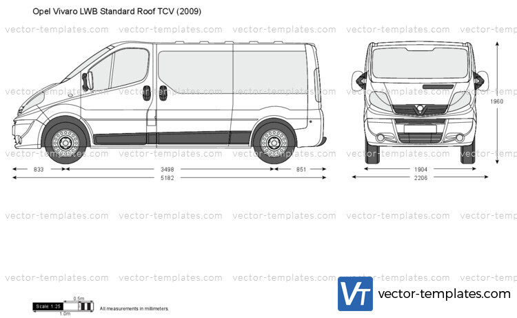 Opel Vivaro LWB Standard Roof TCV