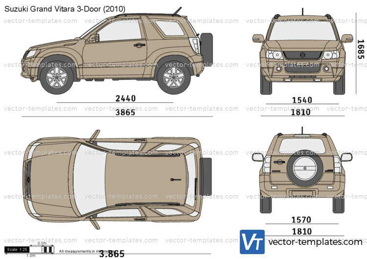 Suzuki vitara размеры