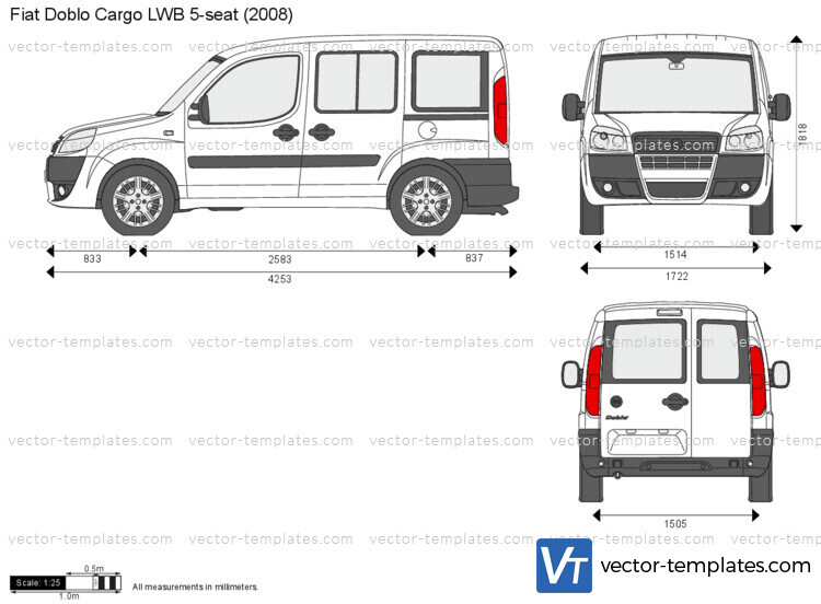 fiat doblo 5 seater