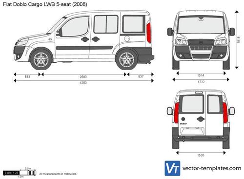 Fiat Doblo Cargo LWB 5-seat