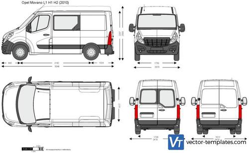 Opel Movano L1 H1 H2