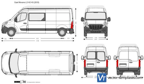 Opel Movano L3 H2 H3