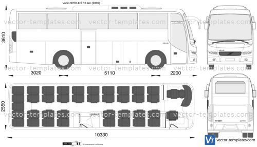 Volvo 9700 4x2 10.4m