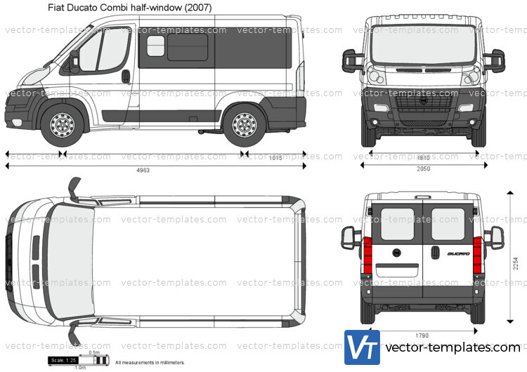 Fiat Ducato Combi half-window