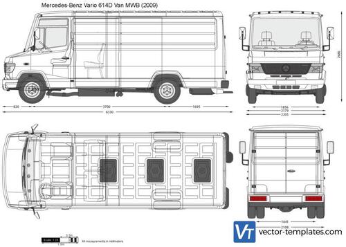 Mercedes-Benz Vario 614D Van MWB