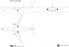 Boeing 767-300 winglets