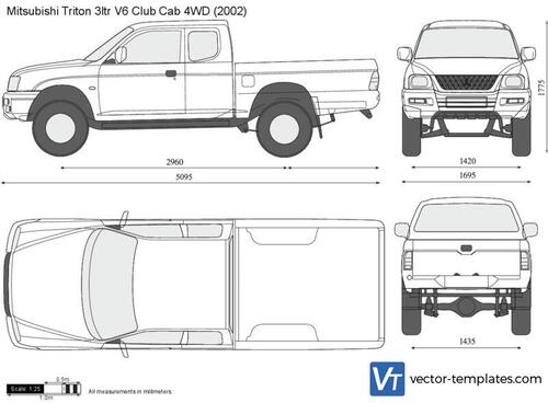 Mitsubishi Triton 3ltr V6 Club Cab 4WD