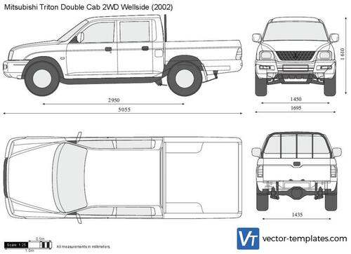 Mitsubishi Triton Double Cab 2WD Wellside