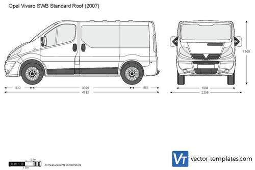 Opel Vivaro SWB Standard Roof