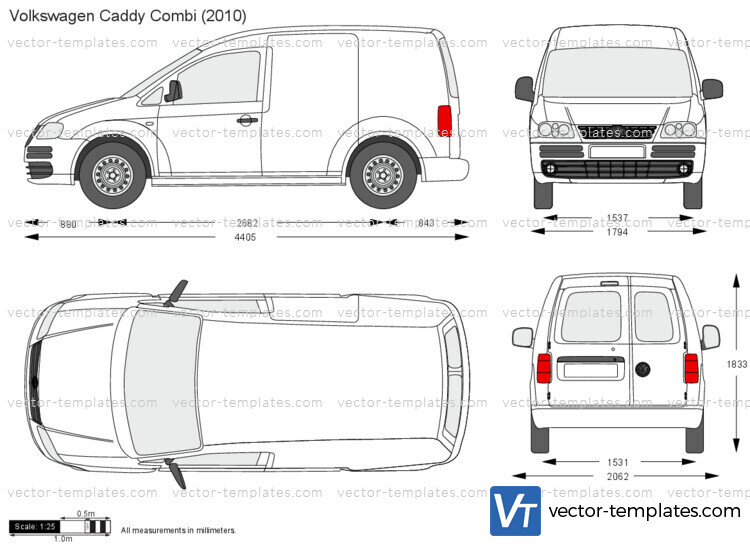 Templates - Cars - Volkswagen Combi