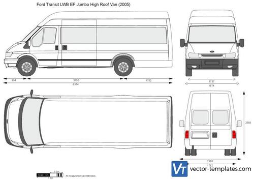 Ford Transit LWB EF Jumbo High Roof Van