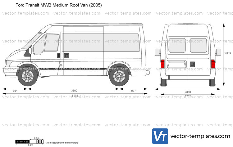 Templates - Cars - Ford - Ford Transit MWB Medium Roof Van