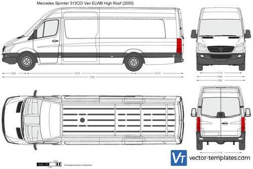 Mercedes-Benz Sprinter 313CDi Van ELWB High Roof