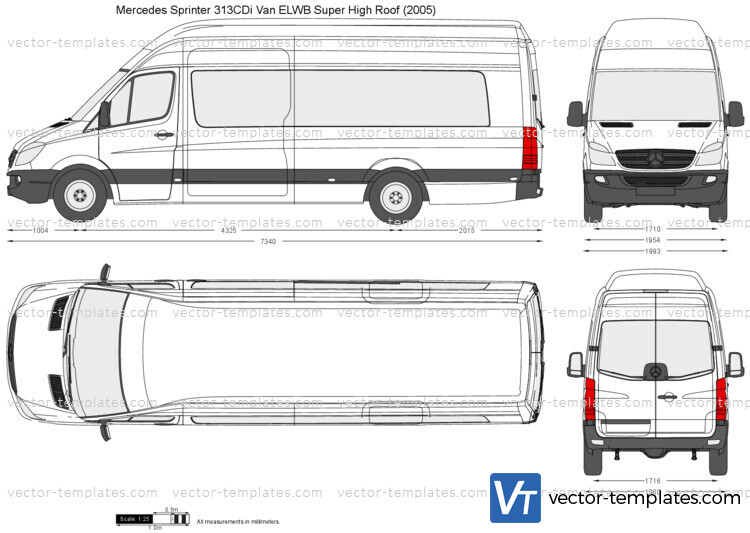 Mercedes-Benz Sprinter 313CDi Van ELWB Super High Roof