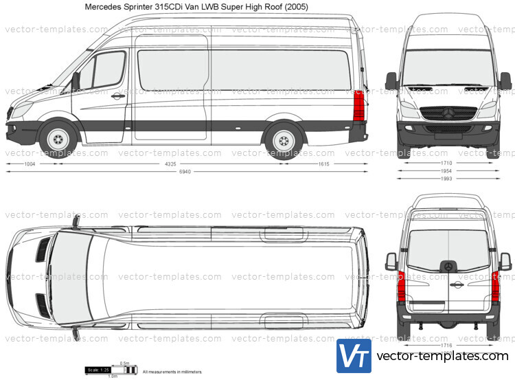 Mercedes-Benz Sprinter 315CDi Van LWB Super High Roof