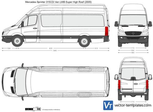 Mercedes-Benz Sprinter 315CDi Van LWB Super High Roof