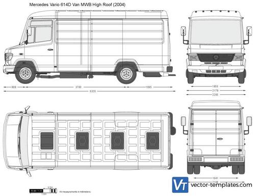 Mercedes-Benz Vario 614D Van MWB High Roof