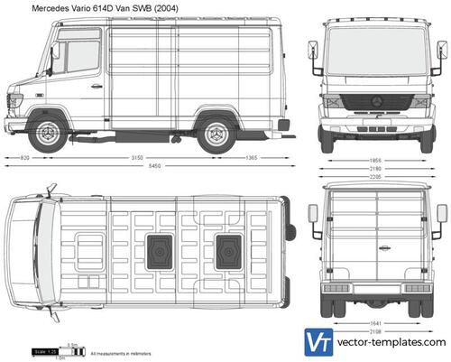 Mercedes-Benz Vario 614D Van SWB