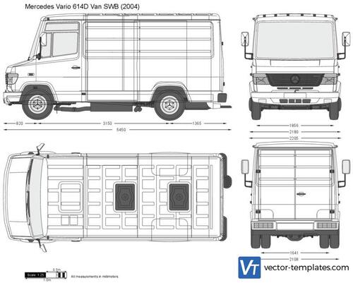 Mercedes-Benz Vario 614D Van SWB