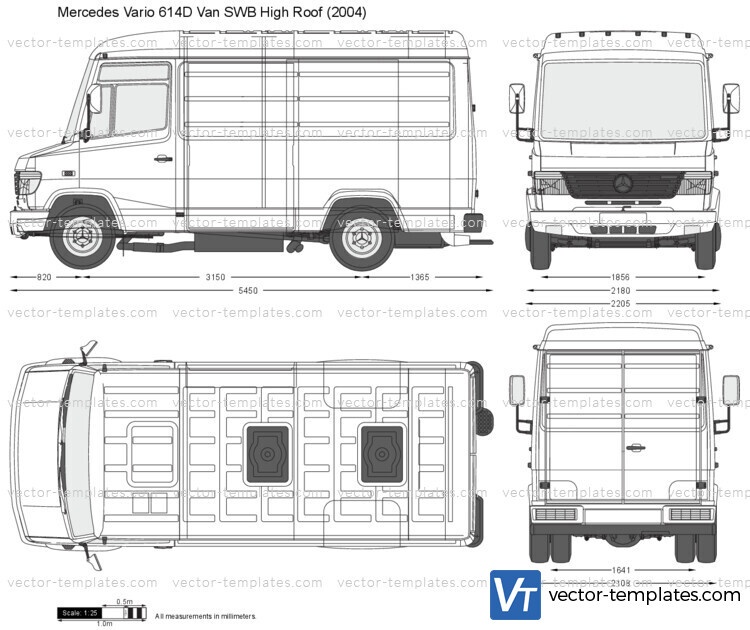 Mercedes-Benz Vario 614D Van SWB High Roof