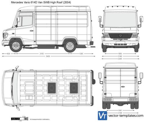 Mercedes-Benz Vario 614D Van SWB High Roof