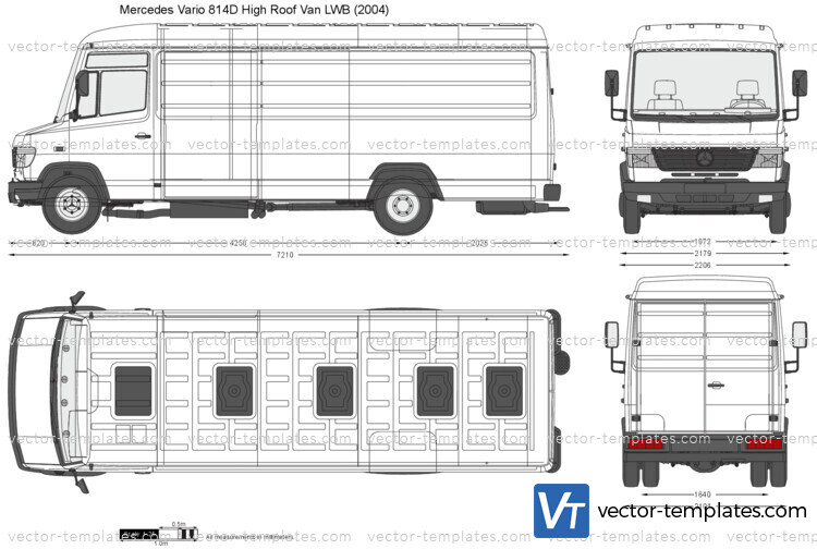 Mercedes-Benz Vario 814D High Roof Van LWB