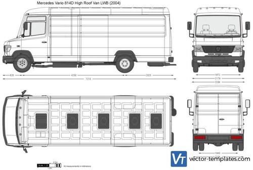 Mercedes-Benz Vario 814D High Roof Van LWB