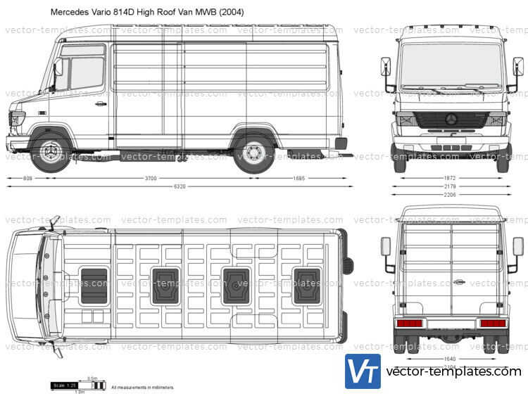 Mercedes-Benz Vario 814D High Roof Van MWB