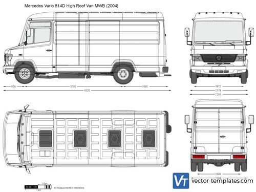 Mercedes-Benz Vario 814D High Roof Van MWB