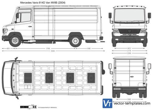 Mercedes-Benz Vario 814D Van MWB