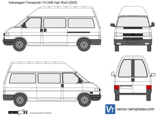 Volkswagen Transporter T4 LWB High Roof